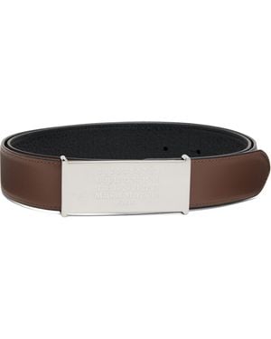 Maison Margiela Numeric Reversible Belt - Black