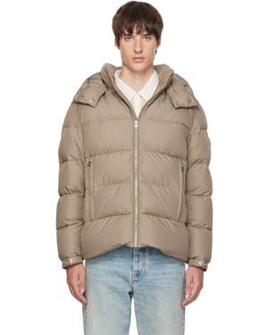 BOSS Quilted Puffer Jacket - Natural