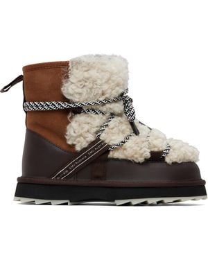 EMU Blurred Teddy Boots - Brown