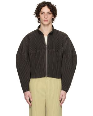Homme Plissé Issey Miyake Kinetic Sculpture Jacket - Black