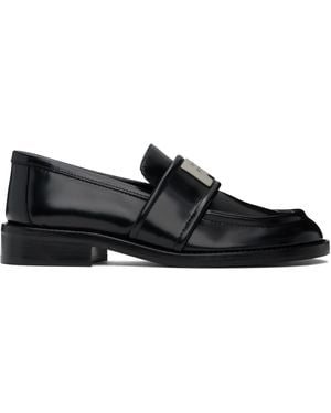 Acne Studios ブラック レザー ローファー