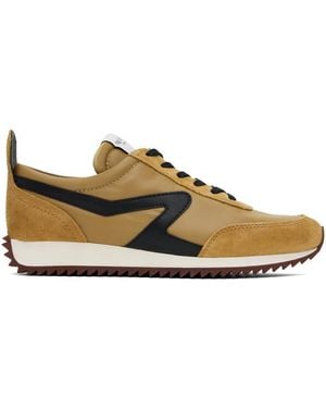 Rag & Bone Tan Retro Runner Trainers - Black