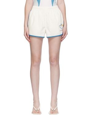 CASABLANCA Windbreaker Shorts - White
