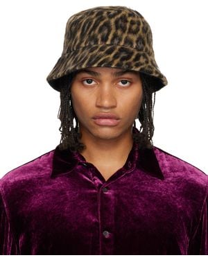 Lanvin Print Reversible Bucket Hat - Purple
