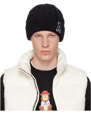 Aape By A Bathing Ape Logo Beanie - Black