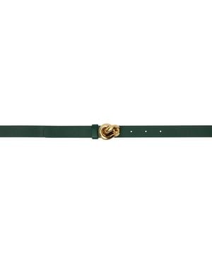 Bottega Veneta Green Knot Belt - Black