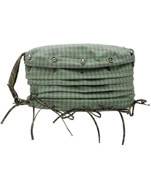 Chopova Lowena Multicolour Scrunch Bag - Green