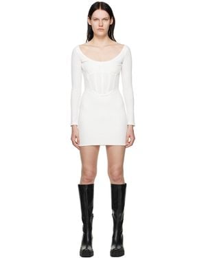Dion Lee Rib Corset Minidress - Black