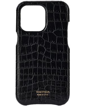 Tom Ford Alligator Iphone 12 Pro Case - Black