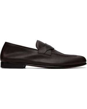 Tom Ford Gigi Twisted Band Loafers - Black