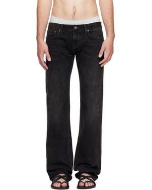 Raimundo Langlois Slim Straight Jeans - Black