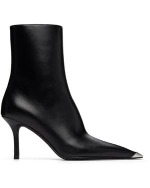 Alexander Wang Ferrara Zip Leather Boots - Black