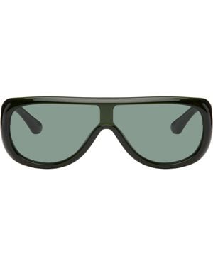Port Tanger Ssense Exclusive Sayf Sunglasses - Green