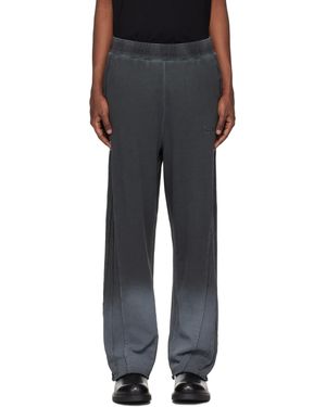 Izzue Cotton Terry Faded Sweatpants - Black
