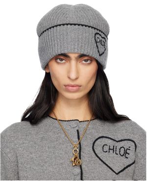 Chloé 'The Encoeur' Beanie - Gray