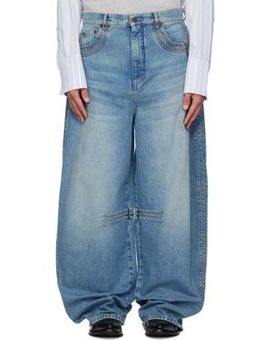 Egonlab Jean Surdimensionné Bleu