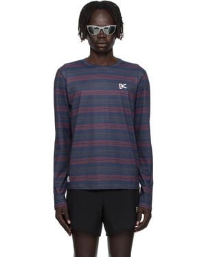 District Vision Lightweight Long Sleeve Graphic T-Shirt - Blue
