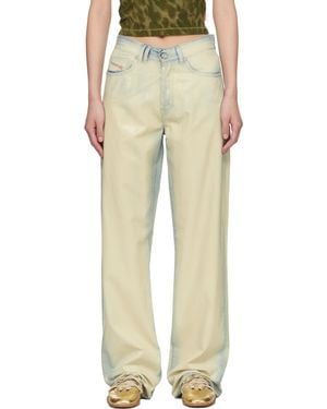 DIESEL Off- 1971 D-Sent Regular High Waist Jeans - Natural