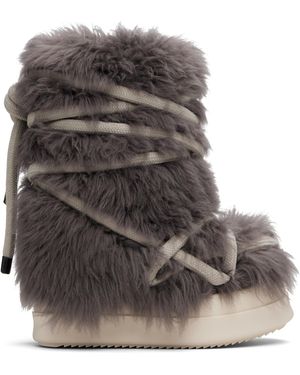Rick Owens Concordians Mega Bumper Lunar Boots - Grey