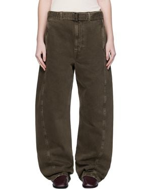 Lemaire Twisted Belted Jeans - Multicolor