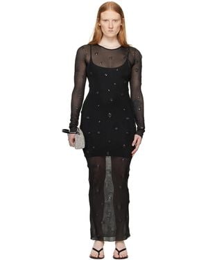Alexander Wang Black Gem Maxi Dress