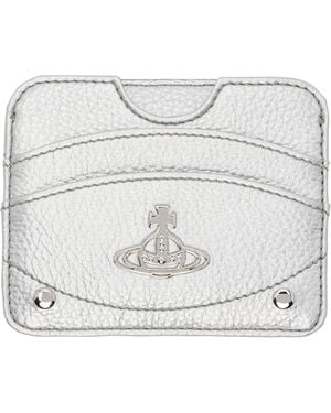 Vivienne Westwood Half Moon Card Holder - Metallic