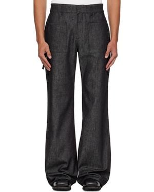 Courreges 2-pocket Jeans - Black