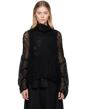 Yohji Yamamoto Dian R-Mohair Turtleneck - Black