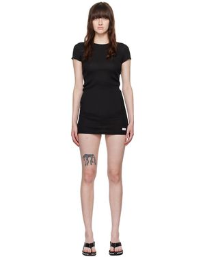 Alexander Wang ロゴパッチ ミニワンピース - ブラック