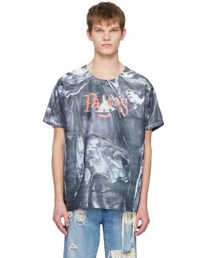 Doublet ブラック Mirage Tシャツ - ブルー