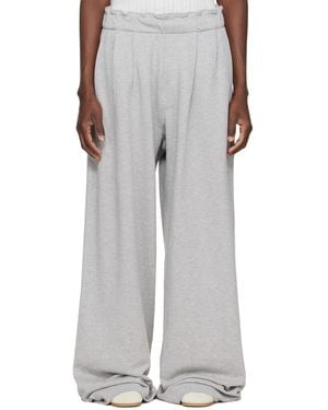 Dries Van Noten Pleated Joggers - Grey