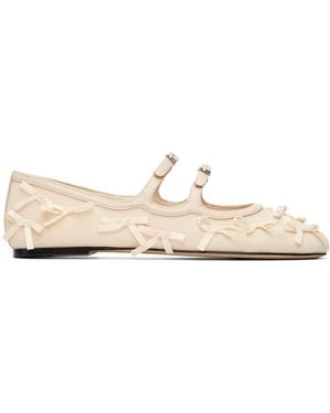 Marc Jacobs 'The Bow Mesh Kiki' Ballerina Flats - Black