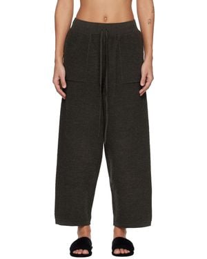 Lauren Manoogian Fine Terry Lounge Trousers - Black