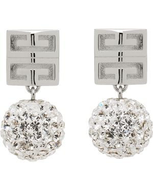 Givenchy 4g Metalcrystal Earrings - White