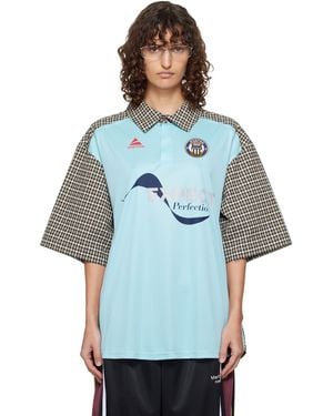 Martine Rose S/S T-Shirt Polo - Blue