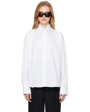 Carven ホワイト フェイクパール Tシャツ ホワイト | Lyst