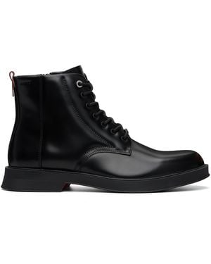 HUGO Leather Boots - Black