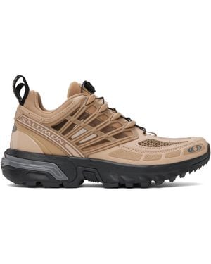 Salomon ベージュ Acs Pro スニーカー - ブラック