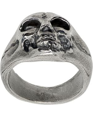Our Legacy Cranium Ring - Metallic