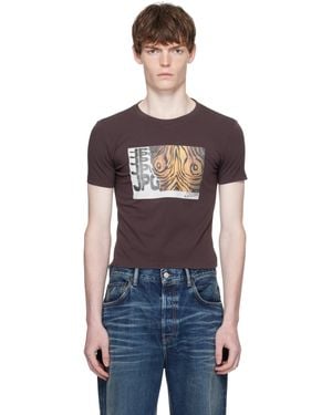 Jean Paul Gaultier Printed Wood T-Shirt - Black