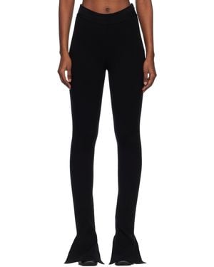Courreges Bootcut Interlock Pants - Black