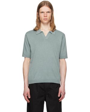 Norse Projects Leif Cotton Linen Polo - Black