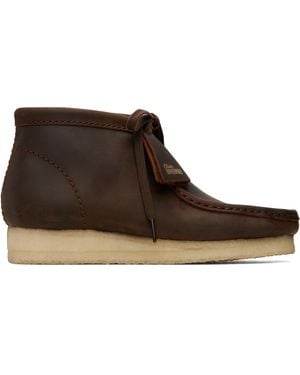 Clarks Wallabee Boots - Brown