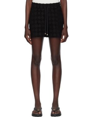 Amiri Ma Quad Toweling Shorts - Black