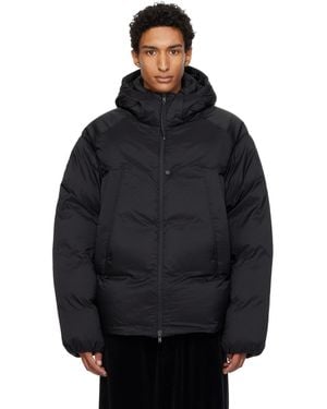 Y-3 Hooded Puffer Down Jacket - Black