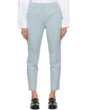 Max Mara ブルー クロップド トラウザーズ