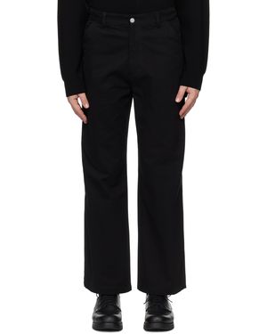 Uniform Bridge Canvas Carpenter Trousers - Black