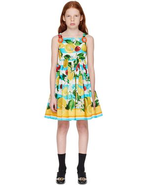 Dolce & Gabbana キッズ｜マルチカラー タック ワンピース