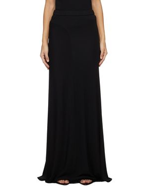 Tom Ford Black Elasticized Maxi Skirt