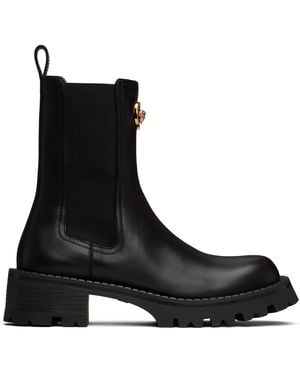 Versace Alia 35 Mm Chelsea Boots - Black